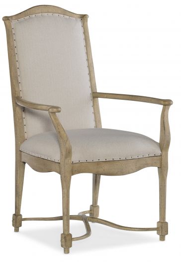 Upholstered Back Arm Chair