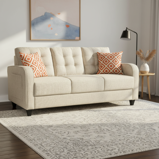 Fullerton Fantasy Beige Sofa