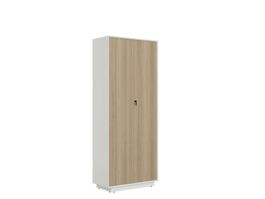 Chamfered Full Height Cabinet - Wood