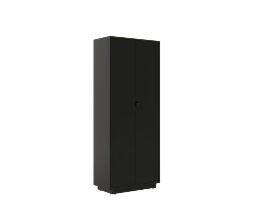 Chamfered Full Height Cabinet - Black