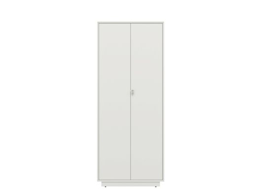 Chamfered Full Height Cabinet - White