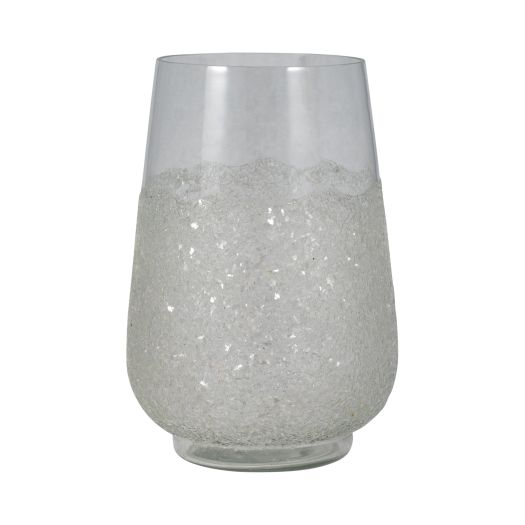 GLASS, 10 SUGAR VASE, CLEAR
