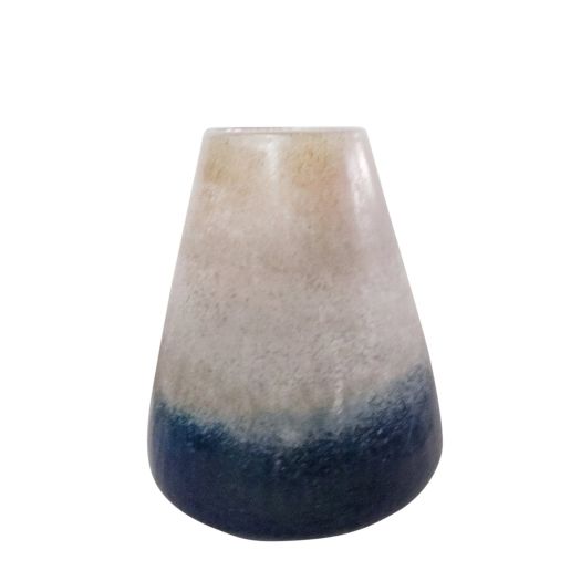 GLASS 11 TRI-COLOR VASE, MULTI