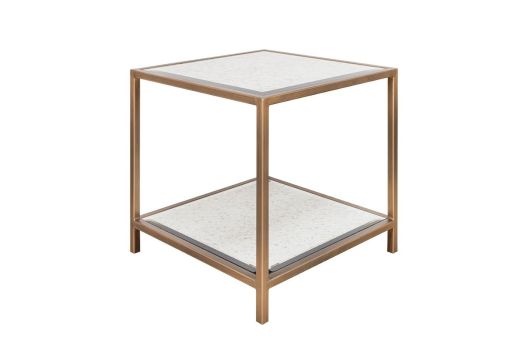 Glass Elegance Gold Side table