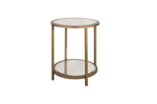 Glass Elegance Round Side table