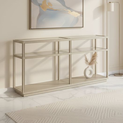 Glaze Console Table-Bezel