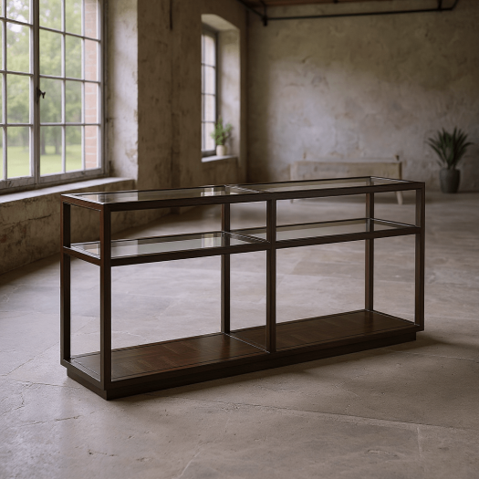 Glaze Console Table-Cola