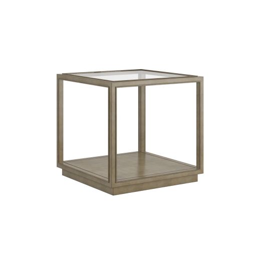 Glaze End Table-Quartz