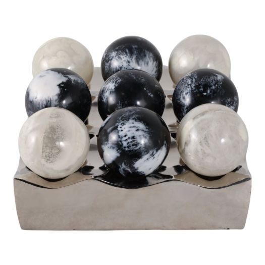 Goshen Silver Tic-tac-toe Game