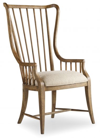 Tall Spindle Arm Chair