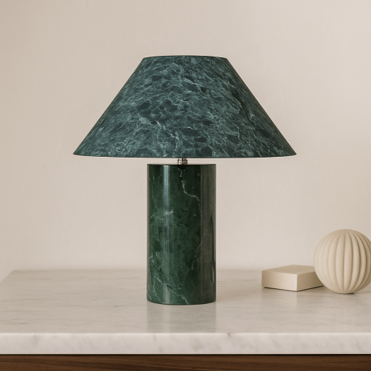 Green Marble Table Lamp