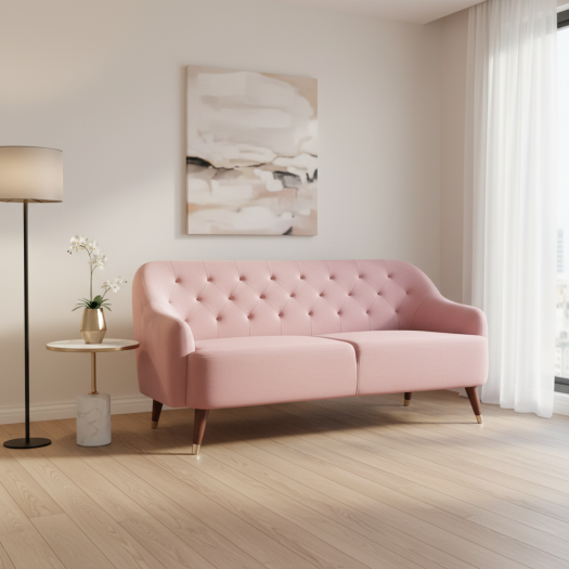 Greenwood Grandeur Pink Sofa