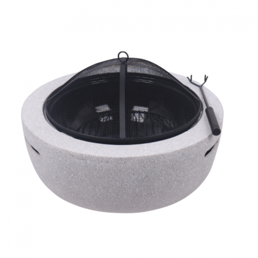 Round Firepit Light Gray - F6017-LG