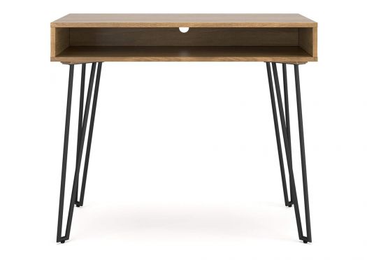 Strumford Brown/Black Home Office Desk