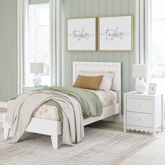 Hallityn Twin Panel Platform Bed