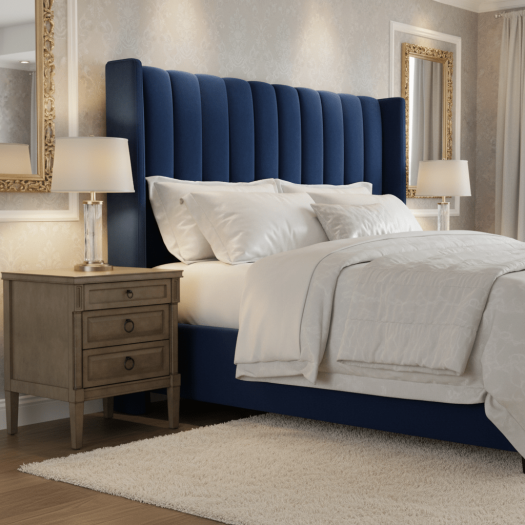 Harper Quartz - 3-drawer Nightstand