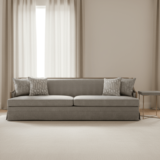 Harper Quartz Straight Super XL Sofa Skirting