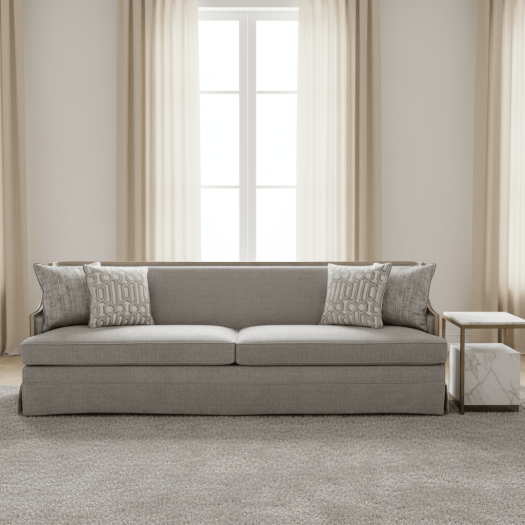 Harper Quartz Straight XL Sofa Skirting