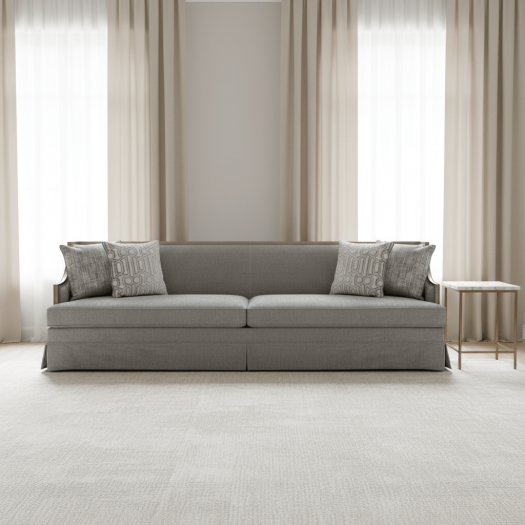 Harper Quartz Straight XXXL Sofa Skirting