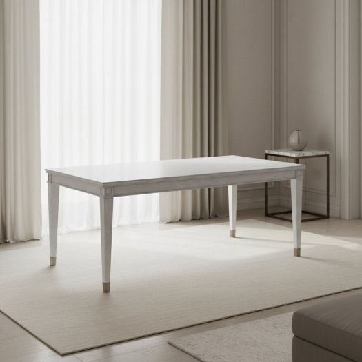 Harper Vintage Blue Rect Dining Table