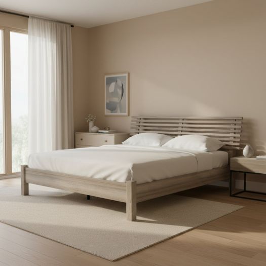 Hasbrick King Slat Panel Bed
