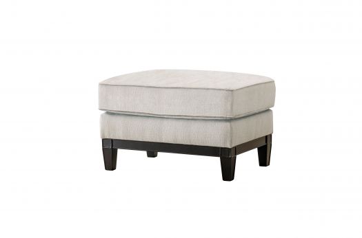 Roots Greek Key Off-white Ottoman