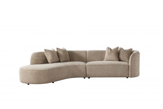 Roots Boucle Beige Sectional