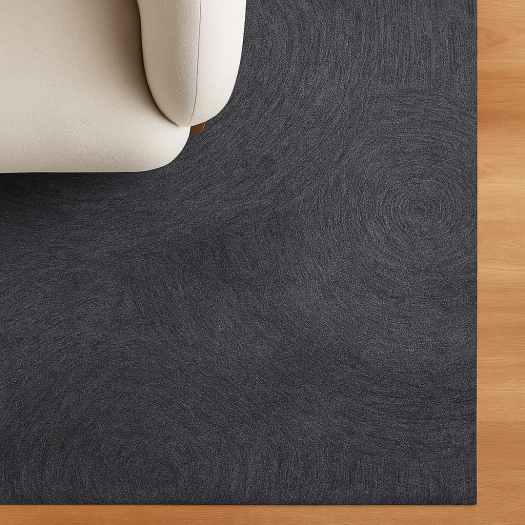 High-Contrast Geometric Area Rug