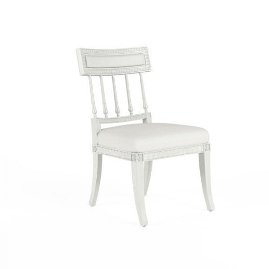 White - Altocumulus Klismos Side Chair