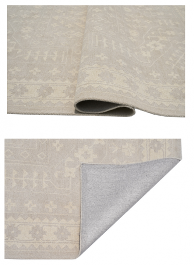 RUDA beige white Rug