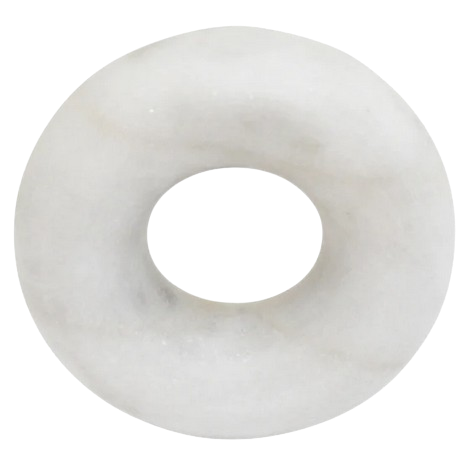 MARBLE, 6" SCULPTURE, WHITE 