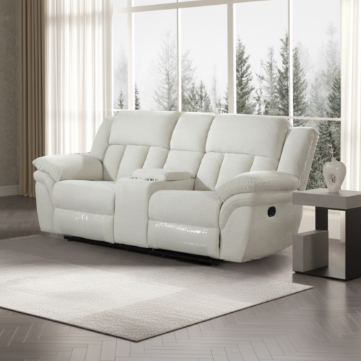 Stellar Manual loveseat with console