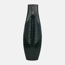 CER, 20 TRIBAL VASE, FOREST GREEN