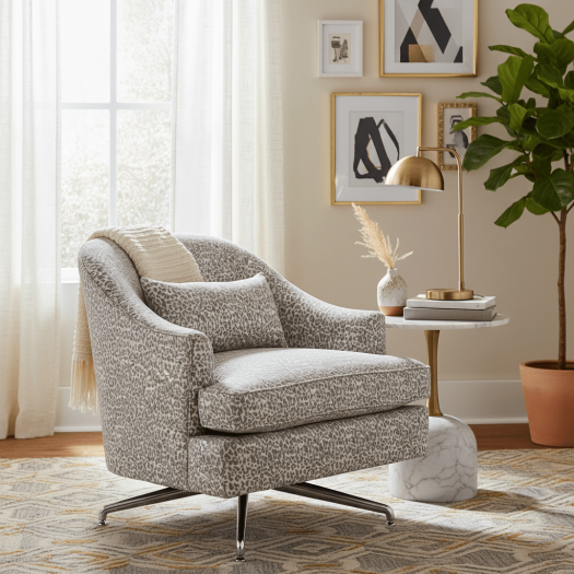 Jamie Memory Swivel Chair
