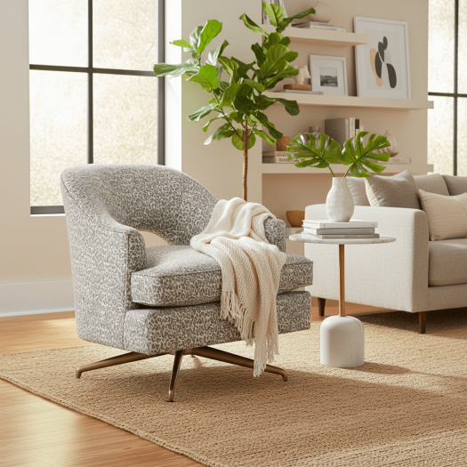 Jamie Memory Swivel Chair