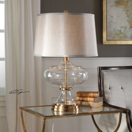Jelani Brass Table Lamp