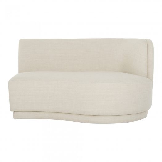 Yoon 2 Seat Chaise Right Cream