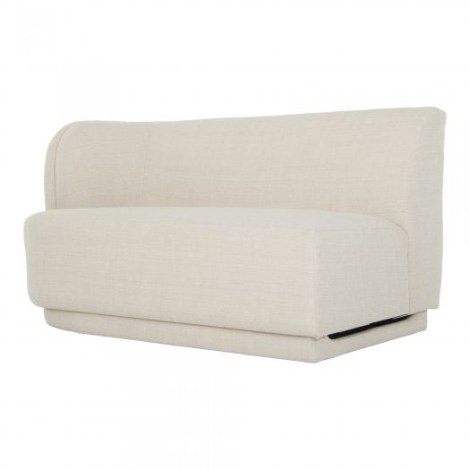 Yoon 2 Seat Chaise Left Cream