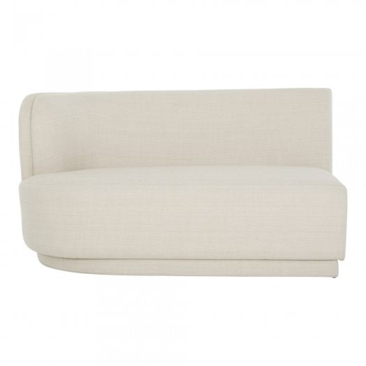 Yoon 2 Seat Chaise Left Cream