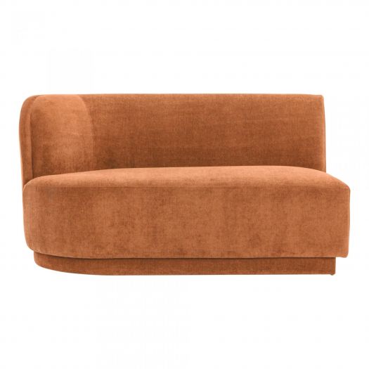 Yoon 2 Seat Chaise Left Rust