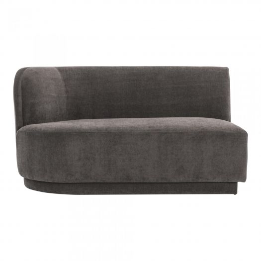 Yoon 2 Seat Chaise Left Anthracite