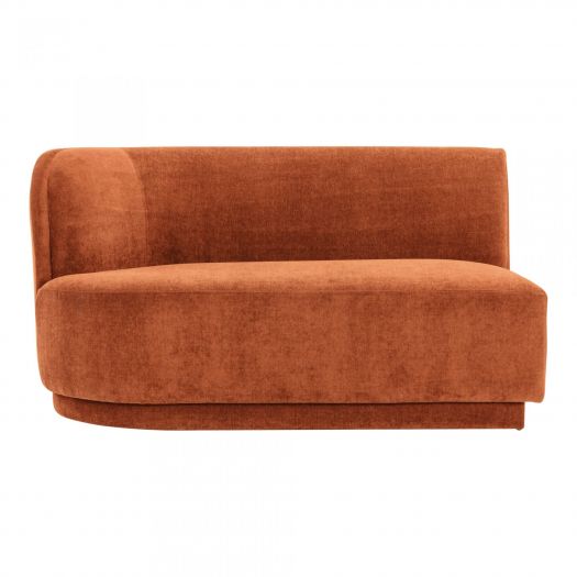 Yoon 2 Seat Sofa Left Rust