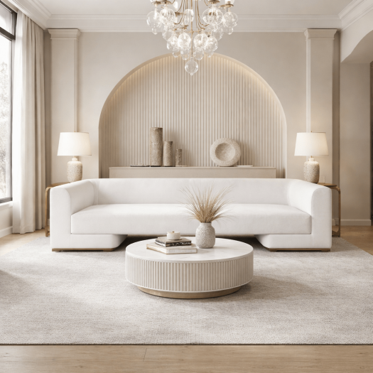 Kai Beige 3 Seater Sofa