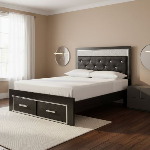 Kaydell King Panel Bed with Storage