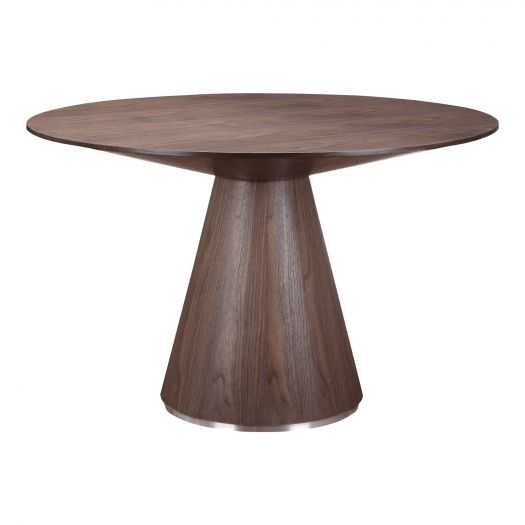 Otago Dining Table Round Walnut