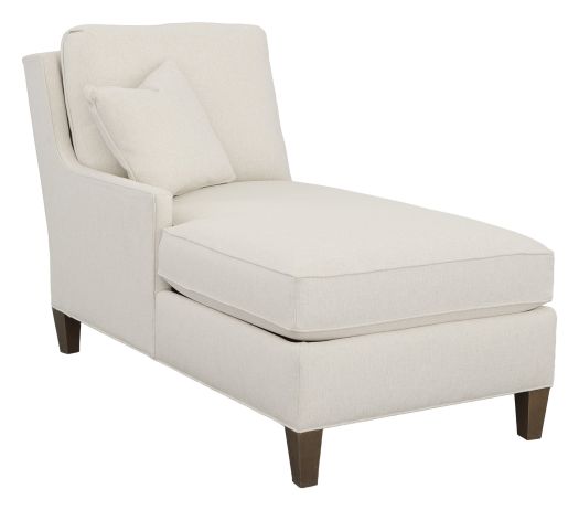 Kelly Left Arm Chaise with Tapered Leg