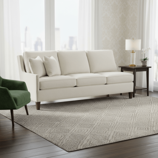 Kelly Left Arm Sofa with Tapered Leg