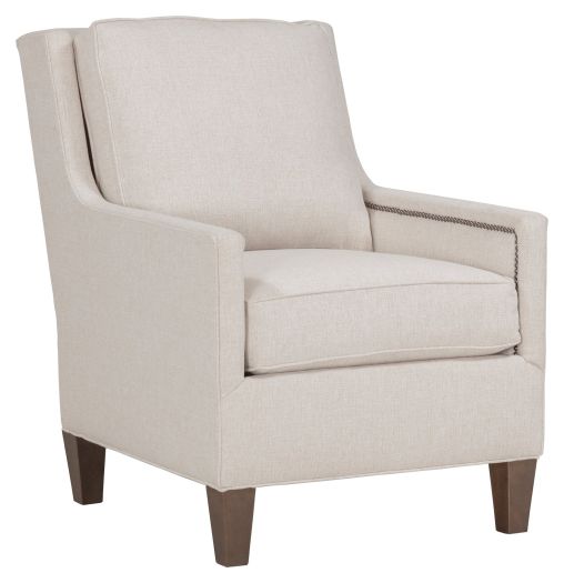 Kelly Lounge Chair with Tapered Leg