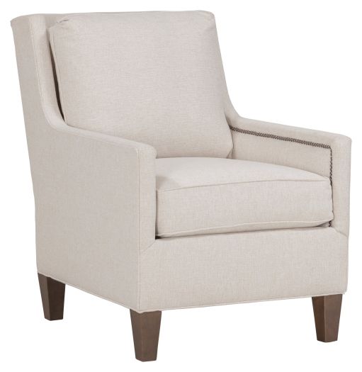 Kelly Lounge Chair with Tapered Leg