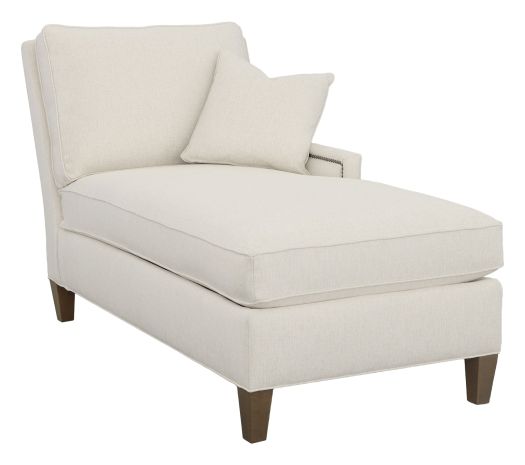 Kelly Right Arm Chaise with Tapered Leg